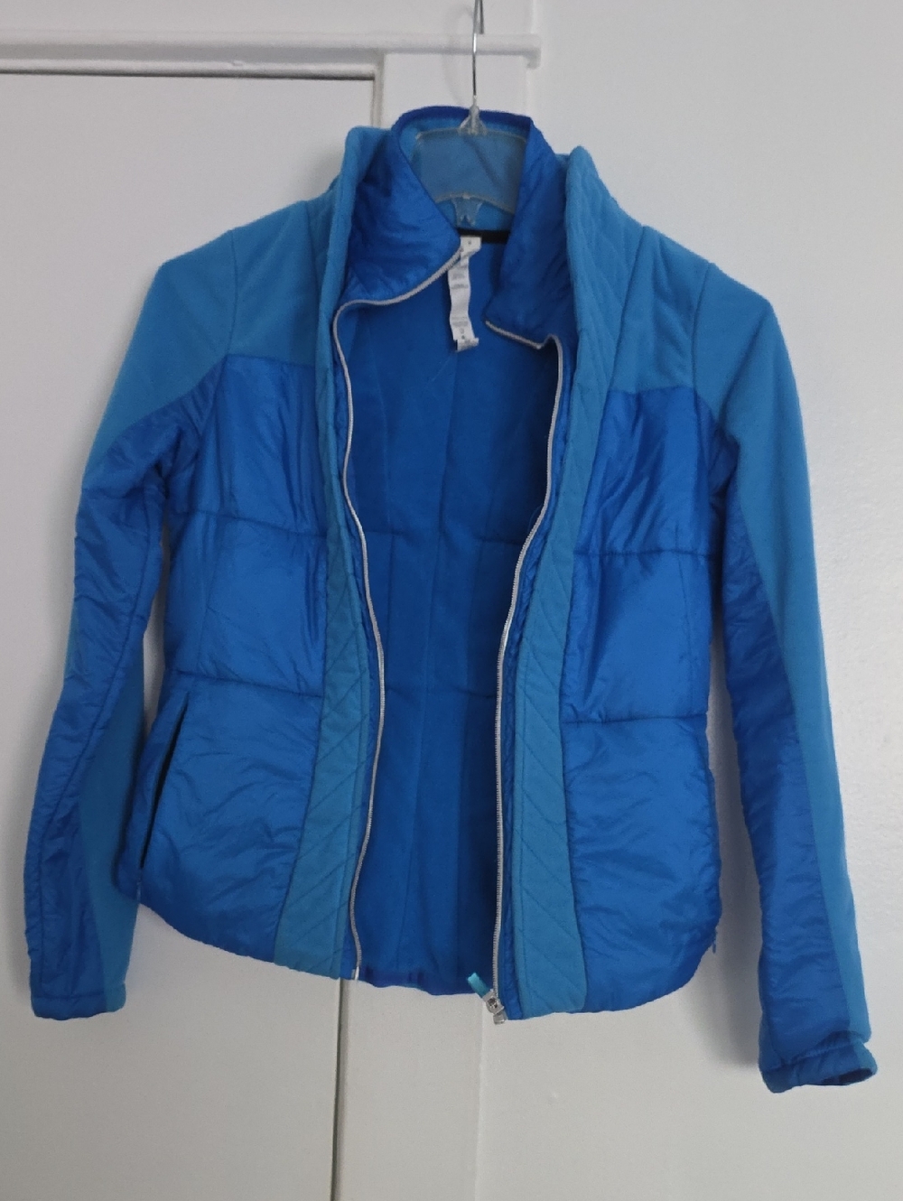 Lululemon St. Moritz Beaming Blue Fleece Puffer Jacket